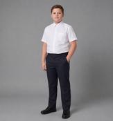 Navy Sturdy School Trousers - Elastic Waist (246) image