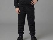 Black Tracksuit Bottoms (Cuff-leg 2603) image