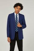 Trutex Elements Boys Stain Resistant School Blazer (Royal Blue) - Classic 3 Pocket, Fully Lined Durable Uniform Jacket image
