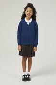 Royal Blue Sweat Cardigan - Cotton rich Unisex Sweatshirt Cardigan