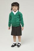 Emerald Sweat Cardigan - Cotton rich Unisex Sweatshirt Cardigan 