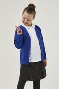 Cobalt Sweat Cardigan - Cotton rich Unisex Sweatshirt Cardigan