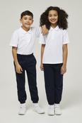 Ink Blue School Jogging Pants – Soft Durable Low-Pill Kids PE Joggers with Elastic Waist &amp;amp; Drawcord image