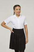 White Short Sleeve Non-Iron Revere Collar School Blouses Twin Pack (RSB)