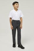 Grey Junior Boys Classic Fit Trousers by Trutex (CFJ) image