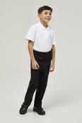 Junior Boys Black Classic Fit Trousers by Trutex (CFJ) image