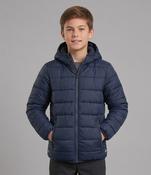 Navy Padded Jacket by Result (RS233B) image