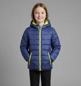 Navy/Lime Padded Jacket by Result (RS233B) image