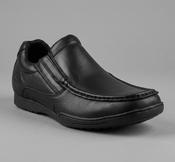 Ninety78 Black Slip-on School Shoes image