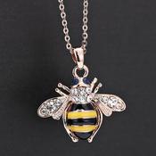 Gold Bee Necklace image
