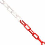Plastic Chain Red White ropes posts retractable barriers queue queuing tensator tensa stanchion image