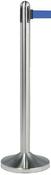 Retractable Barrier Post ropes posts queue queuing tensator tensa stanchion image