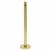 Smokers Pole Gold Outdoor Ashtray ropes posts retractable barriers queue queuing tensator tensa stanchion
