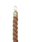 Classic Twisted Barrier Rope Gold posts retractable barriers queue queuing tensator tensa stanchion image