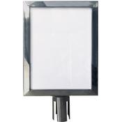 Sign Holder A3 Retractable Barrier ropes posts queue queuing tensator tensa stanchion image