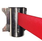 Wall Mounted Retractable Barrier Grey Belt image