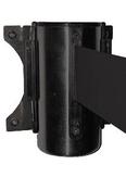 Wall Mounted Budget Retractable Barrier Black Belt - Black image