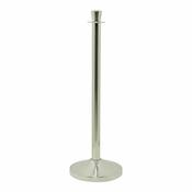 Classic Chrome Barrier Post Stanchion ropes queue retractable image