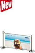 Cafe Barrier Banner rope posts queue tensator tensa stanchion