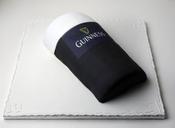 Guinness Theme Cake image