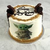 Baby Yoda Cake image