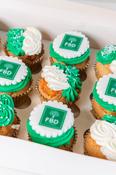 Company Logo Cupcakes