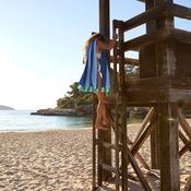 Dock and Bay, Quick Dry Towel Blue Sky image
