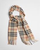 Foxford, Fawn Check Lambswool Scarf image
