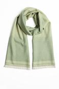 Foxford, Traditional Blanket Green Extra Fine Merino Scarf