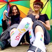 Irish Socksciety, Love is Love (size 3-7) image