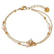 Knight &amp; Day, Lilith Shell Pearl &amp; Crystal Bracelet image