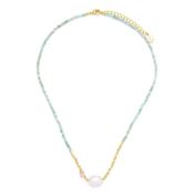 Knight &amp; Day, Semi Precious Stone &amp; Freshwater Pearl Necklace image