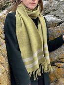 McNutt of Donegal, Scarf -Forever Olive Stripe Scarf image