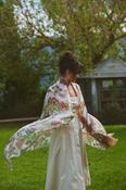 One Hundred Stars, Boho Garden Ecru Scarf image