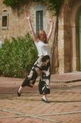 One Hundred Stars, Stork Black Palazzo Pants S/M image