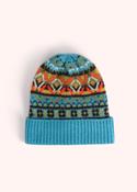 Powder,  Fair Isle Beanie, Teal Mix image