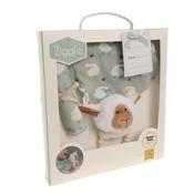Ziggle, Gift set: Bib Rattle Washcloth Sheep image