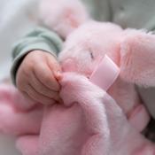 Ziggle, Pink Bunny Plush Comforter Blanket image