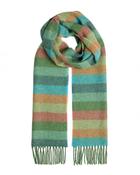 Foxford, Leaf Multi-Stripe Lambswool Scarf image