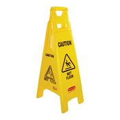 Four Sided Floor Safety Sign image
