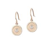 Diamond Amulet Drop Earrings image