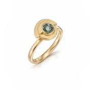Green Sapphire Deco Ring image