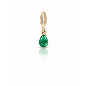 Mini Emerald Droplet Charm - Ball