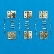 Dolls House Butterfly Hinges with Pins(6)
