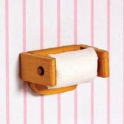 Dolls House Toilet Roll &amp;amp; Holder