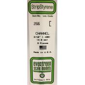 Evergreen Channel  3/16" -  4.8 mm