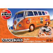 Airfix VW Camper Van "Surfin" -  Quick Build Range