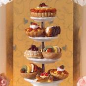 Dolls House Selection of Deluxe Cakes &amp;amp; Pastries (stand not incl.)