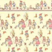 Dolls House Cream Children Design Paper