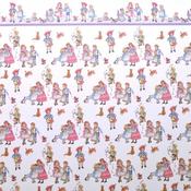 Dolls House White Children Design Paper